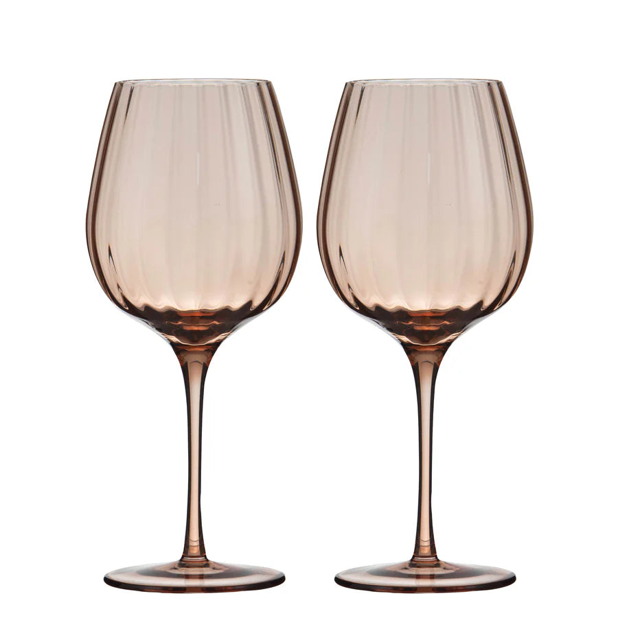Sienna Blush 4pk Wine Glass