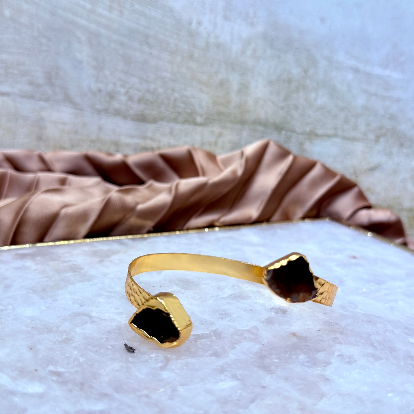 AUDREY STONE BRACELET - GOLD PLATED