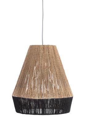 Duo 2 Natural/Black Jute Lamp