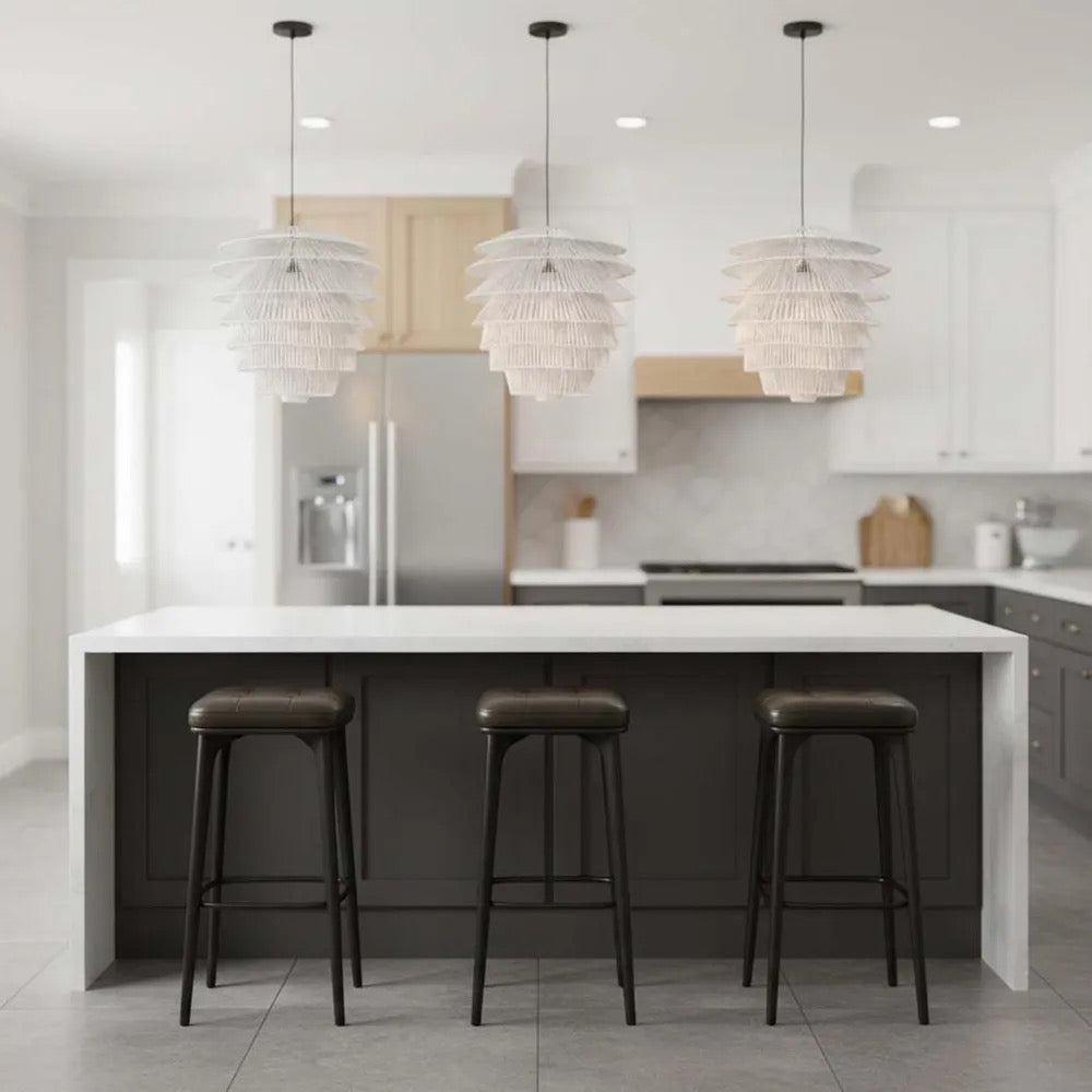 CARLTON LEATHER BAR STOOL BLACK