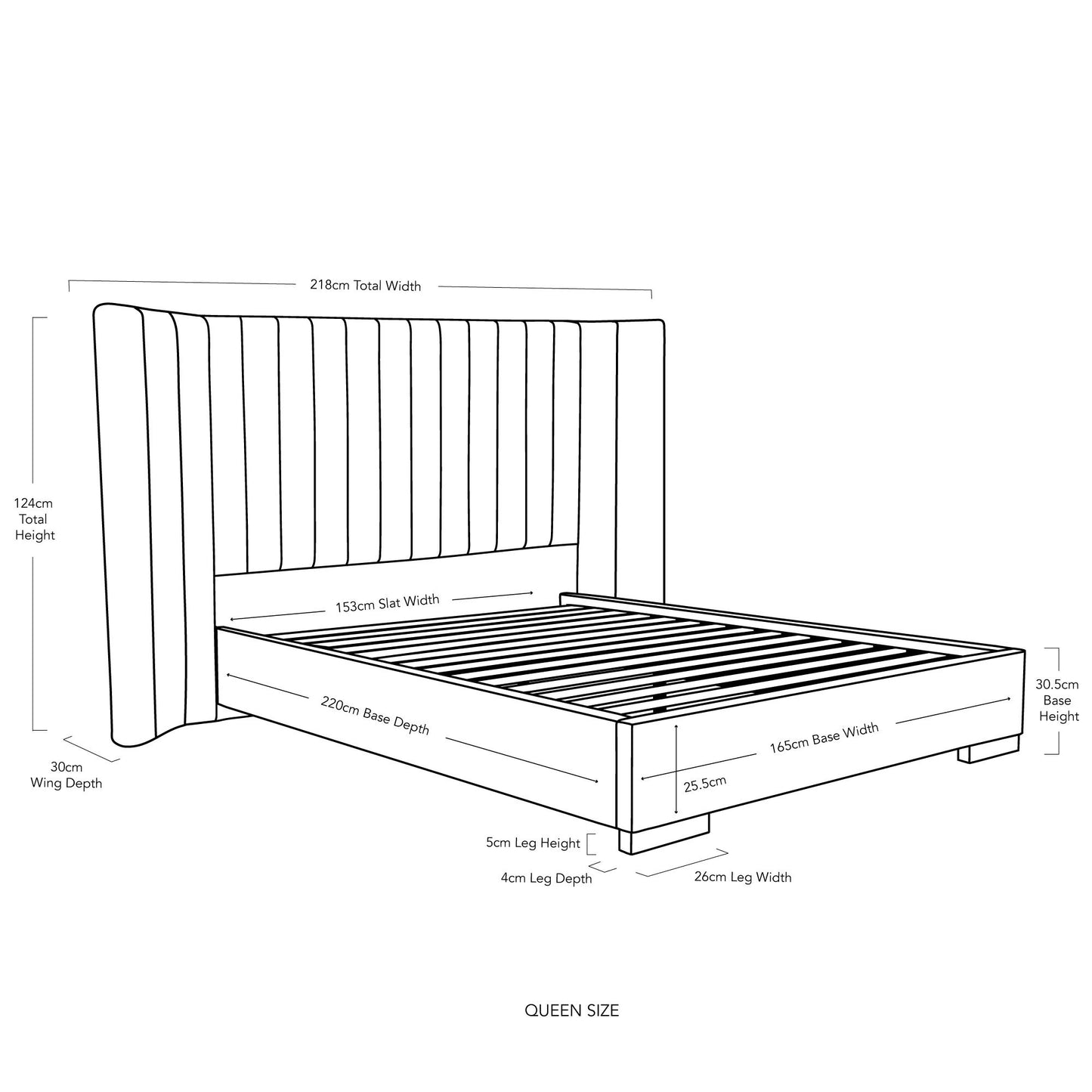 LULU – FULL BED – OATMEAL - QUEEN