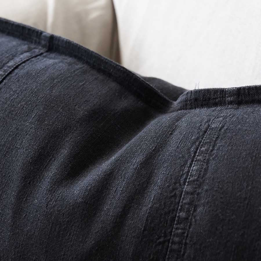 Luca® Linen Cushion - Black - 40x60cm