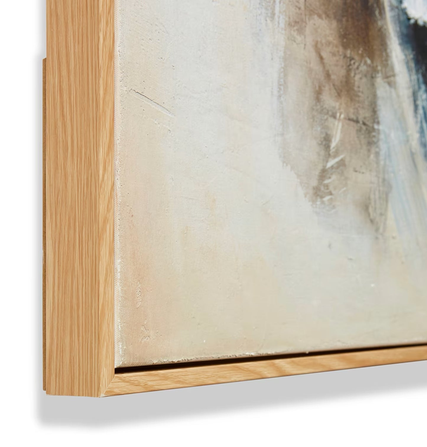 Gathered Hand Painted Wall Art - 120 x 5 x 120cm