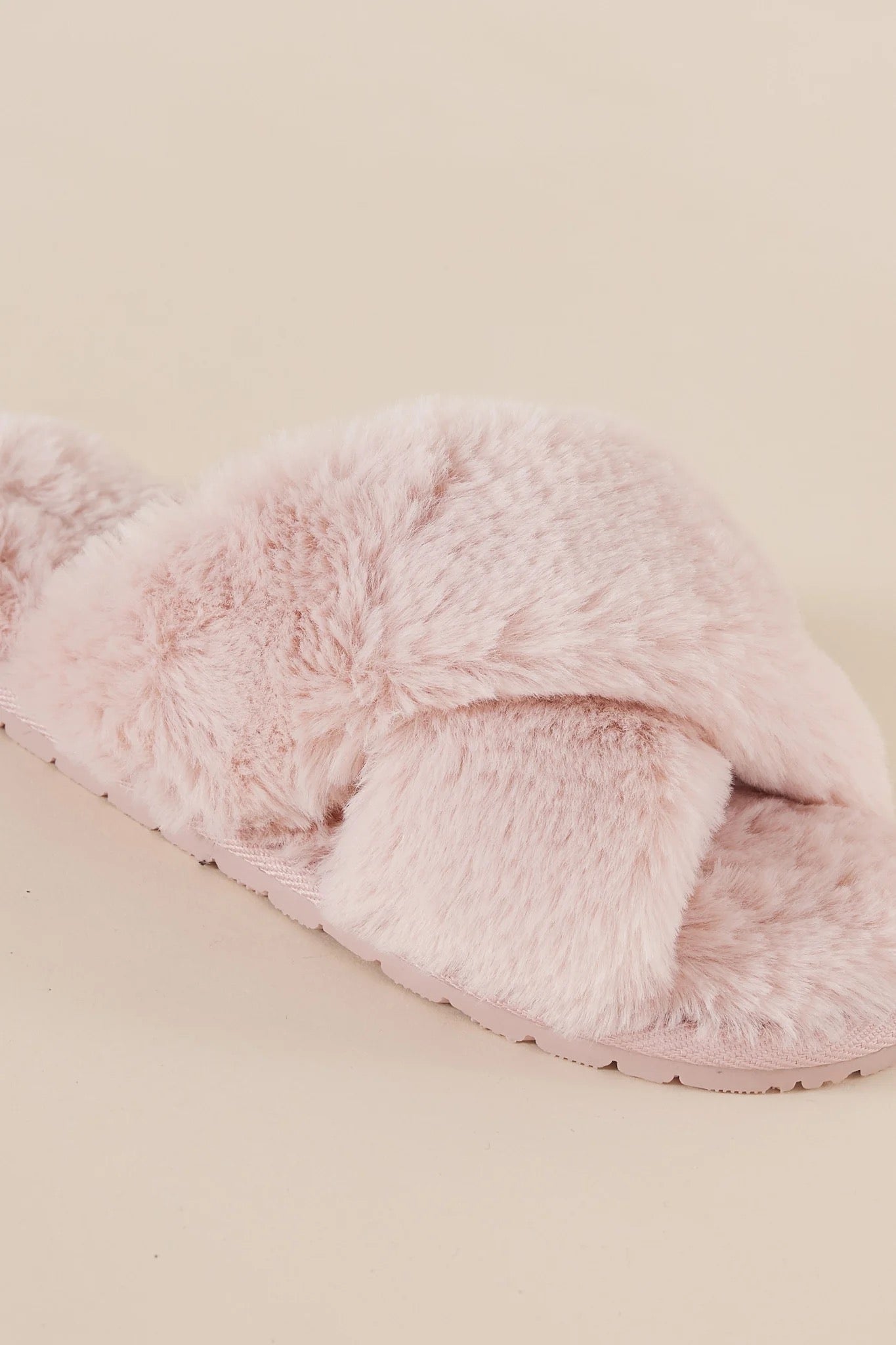 Milan Plush Slipper - Pink