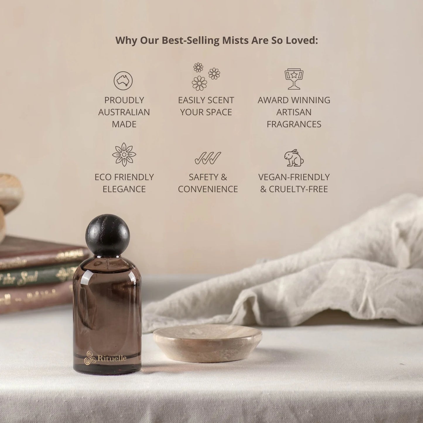 Nectarine, Honey Blossom, Bergamot, Vetiver Room & Linen Mist | 100ml