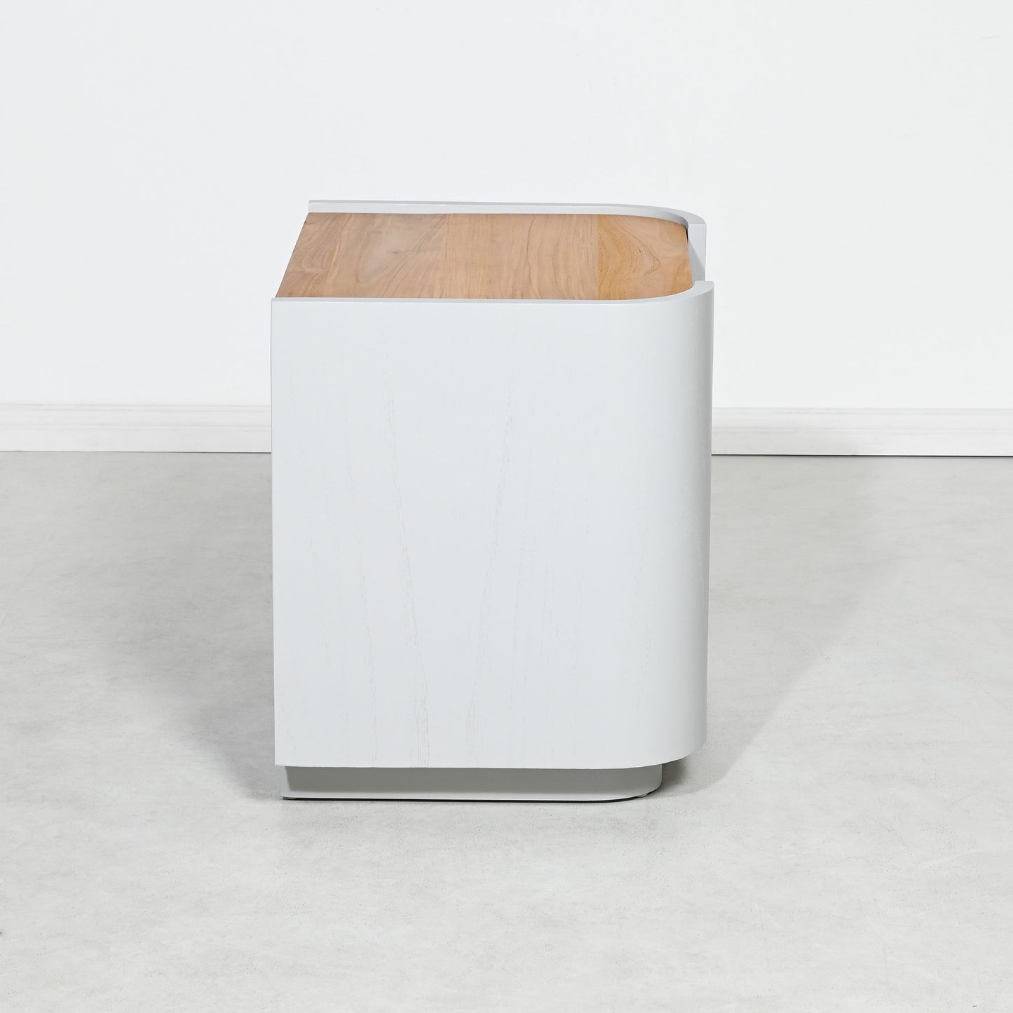 LAPPA – BEDSIDE TABLE WITH DRAWER – WOOD – DOVE GREY