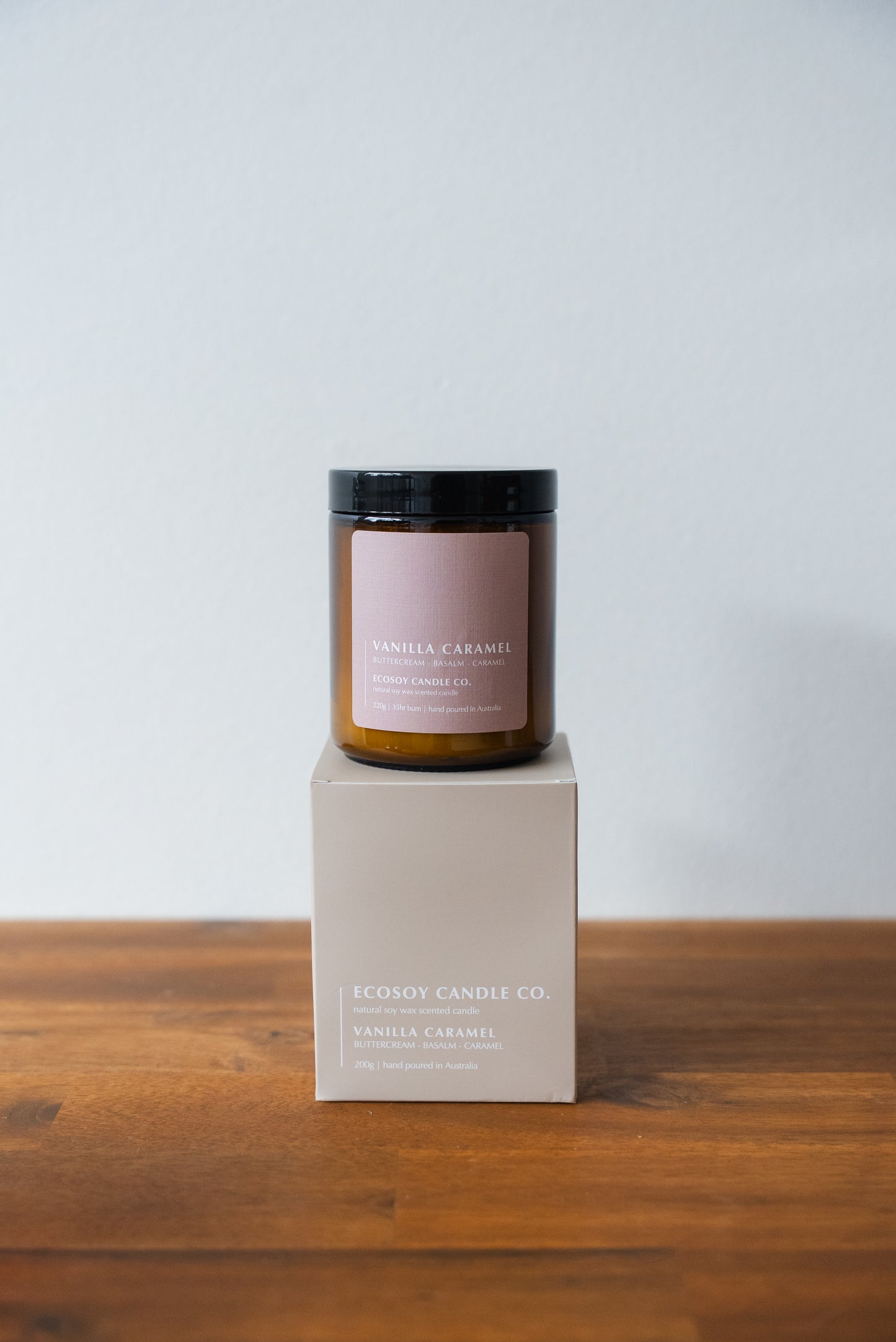 Eco Soy Candle - Vanilla Caramel