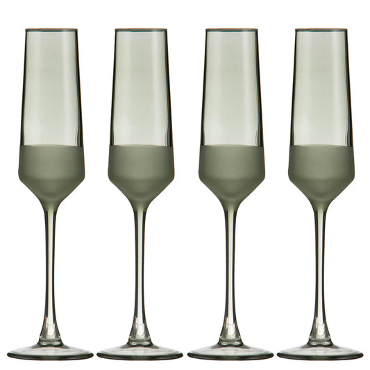 Panama Moss 4pk Champagne Glass