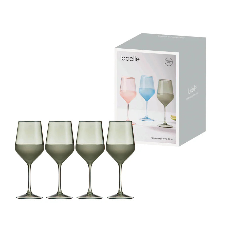 Panama Moss 4pk Wine Glass