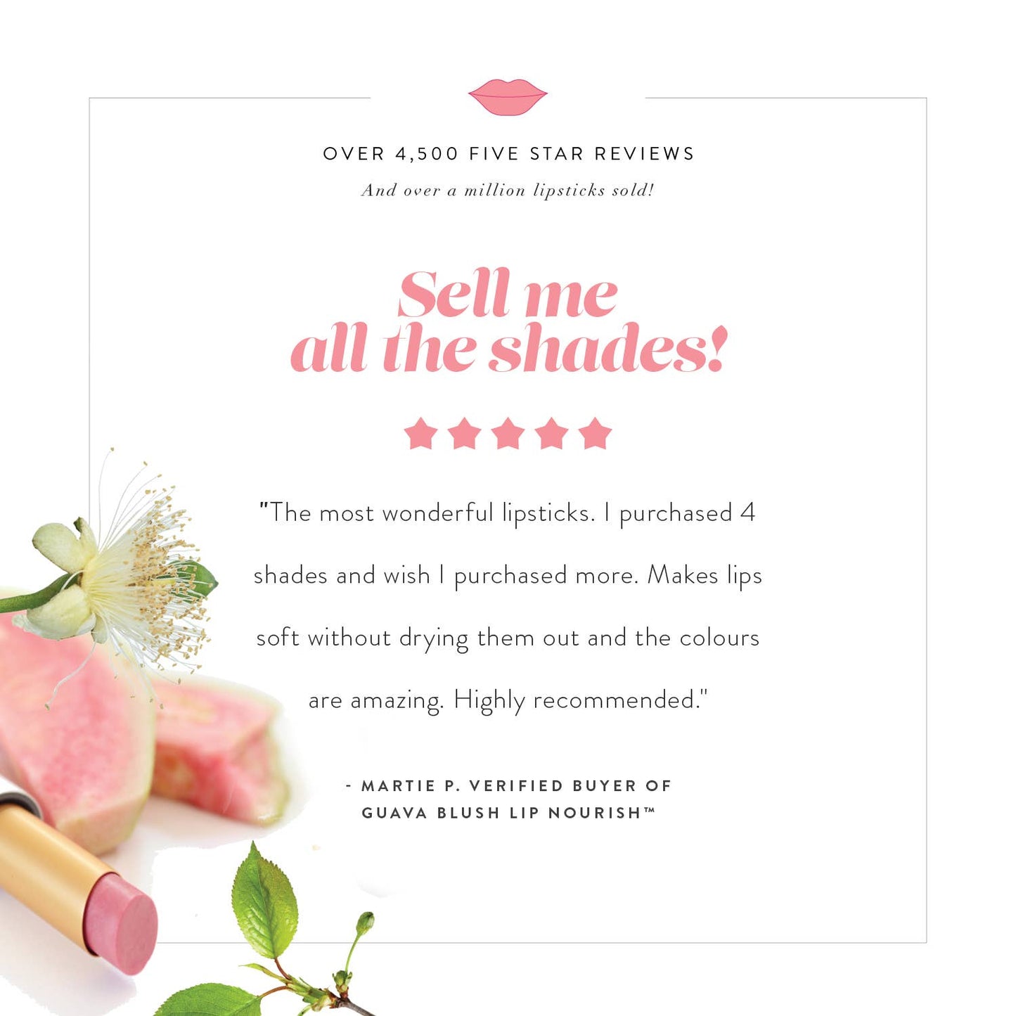 Lip Nourish™ Sheer Lipstick - Cranberry Citrus
