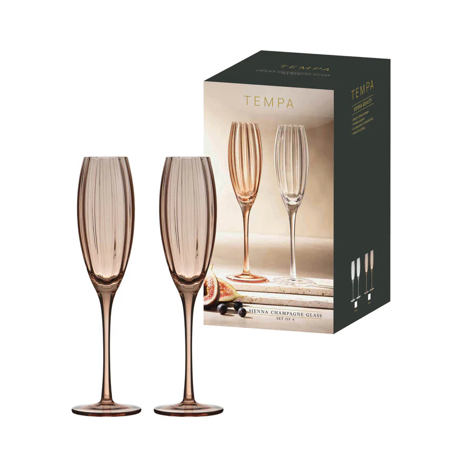 Sienna Blush 4pk Champagne Glass