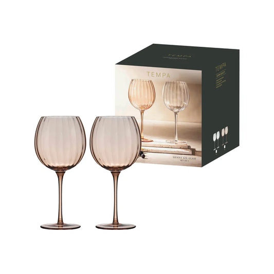 Sienna Blush 4pk Gin Glass