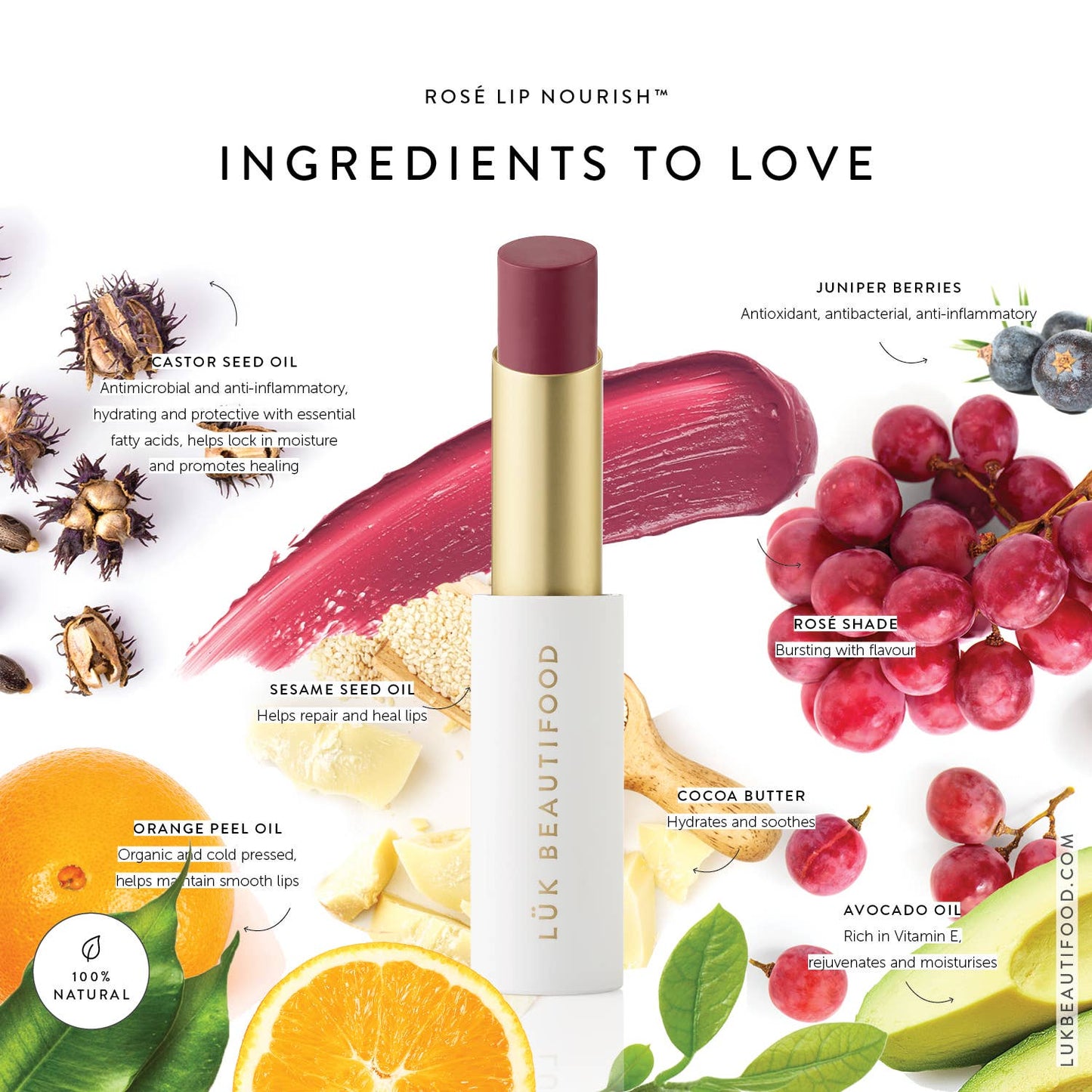 Lip Nourish™ Sheer Lipstick - Rosé