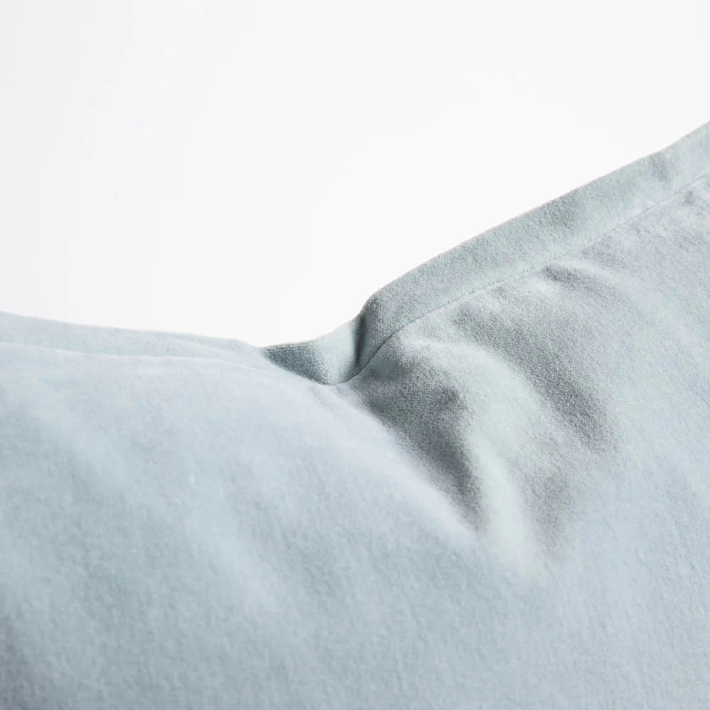 Evelyn Velvet Cushion - Sky - 50x50cm