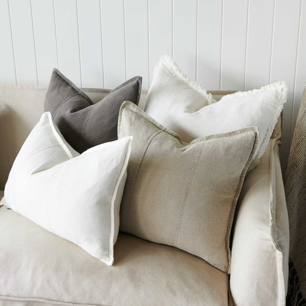Luca® Linen Cushion - Off White - 50x50cm