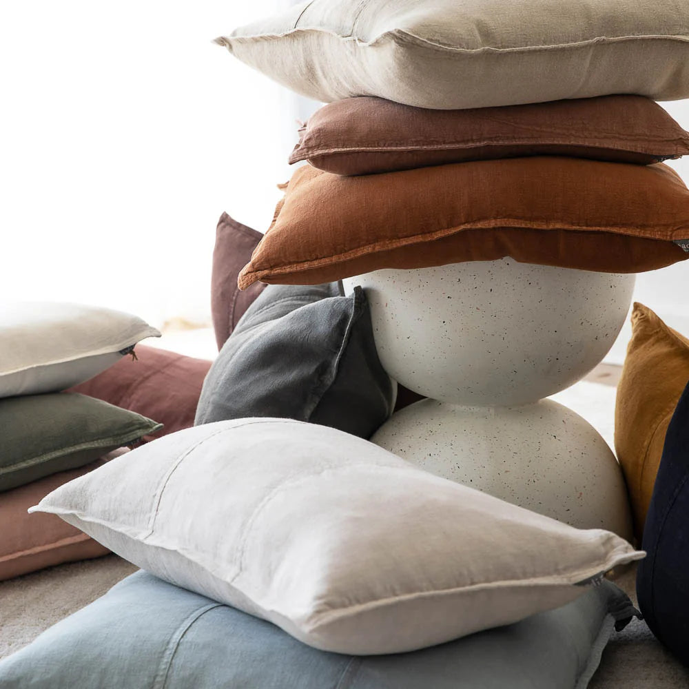 Luca® Linen Cushion - Clay - 50x50cm