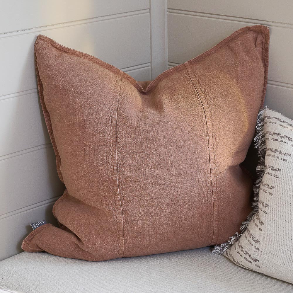 Luca® Linen Cushion - Clay - 50x50cm