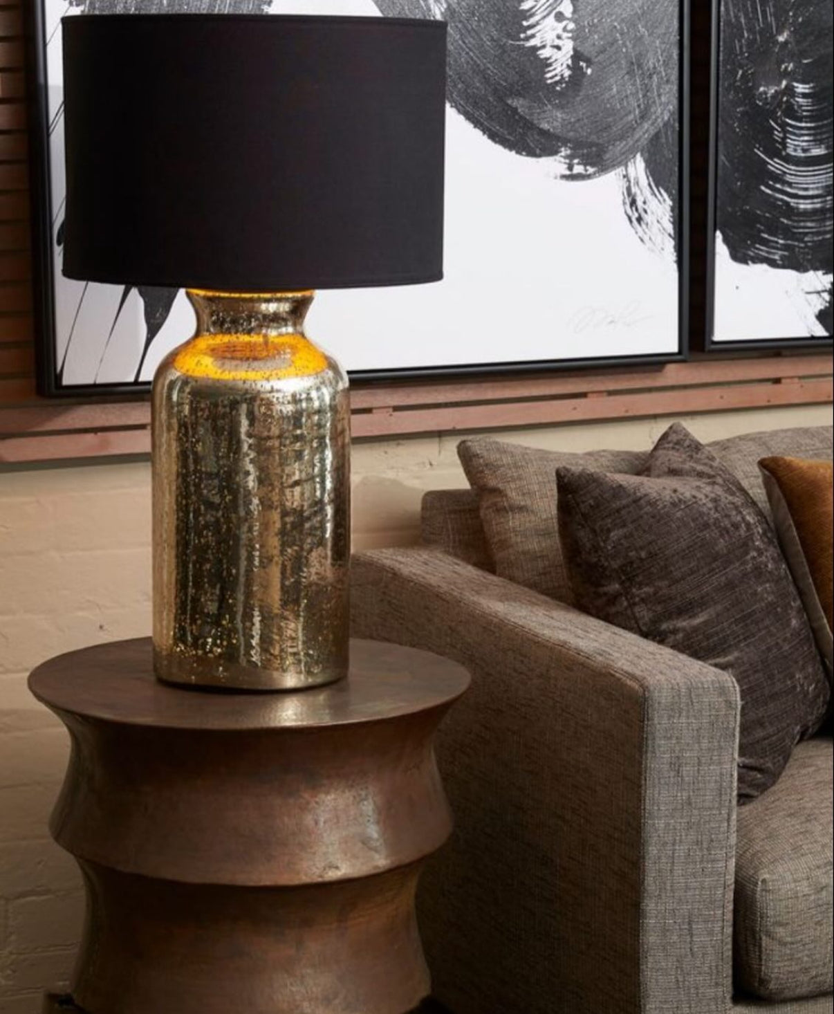 Verve Gold And Black Lamp