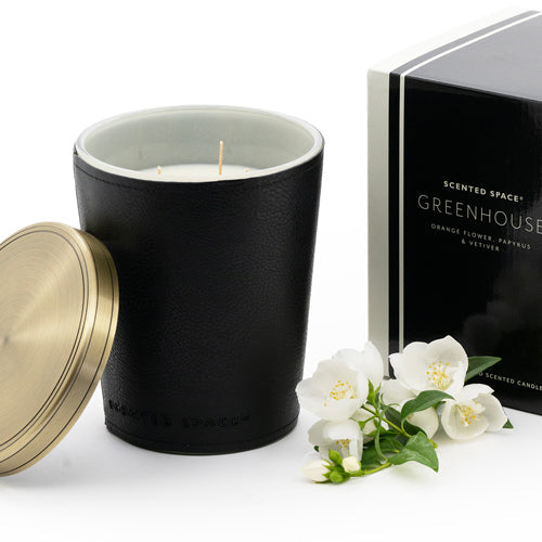 Greenhouse 900g Vegan Leather Candle