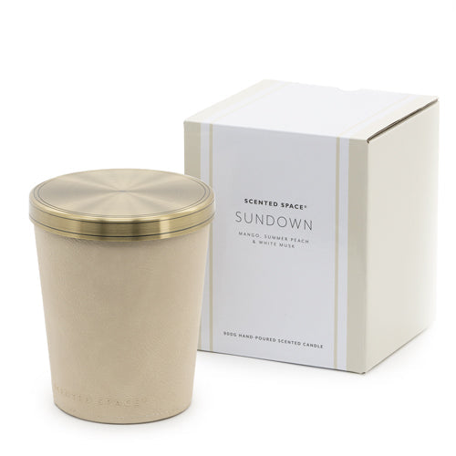 Sundown 900g Vegan Leather Candle