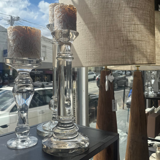 crystal Candlestick - large