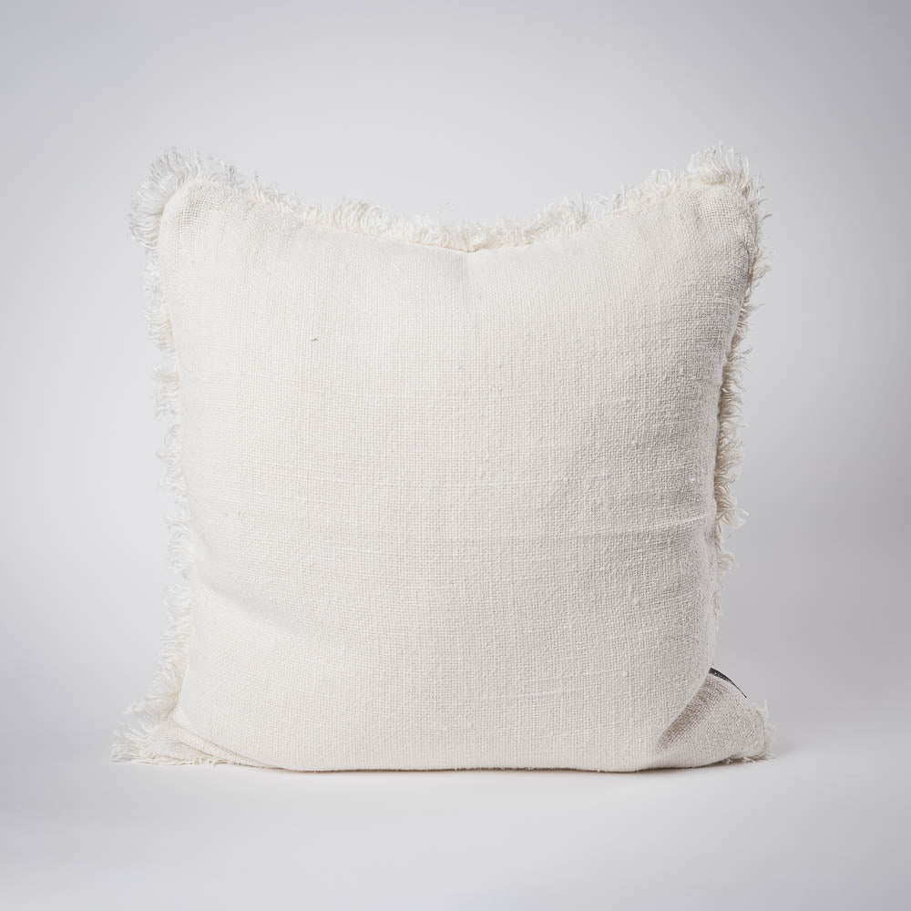 Bedouin Linen Cushion - Ivory - 50X50cm
