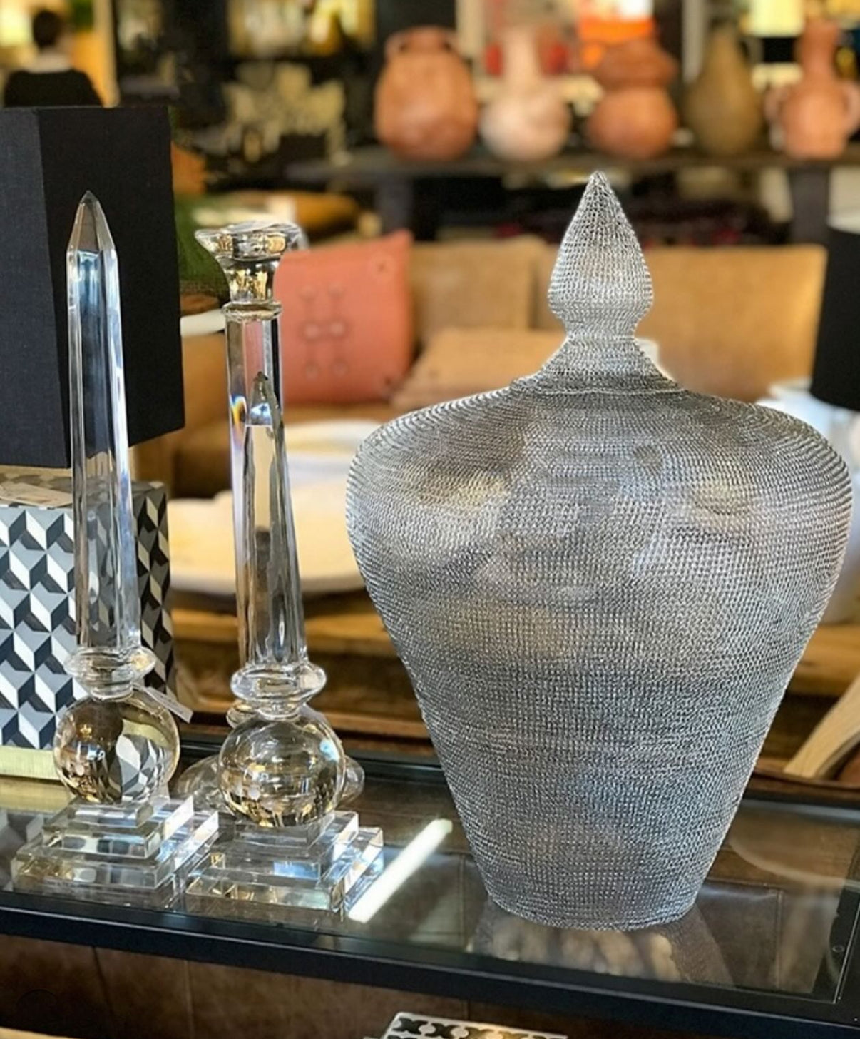 Crystal Candlestick - Medium