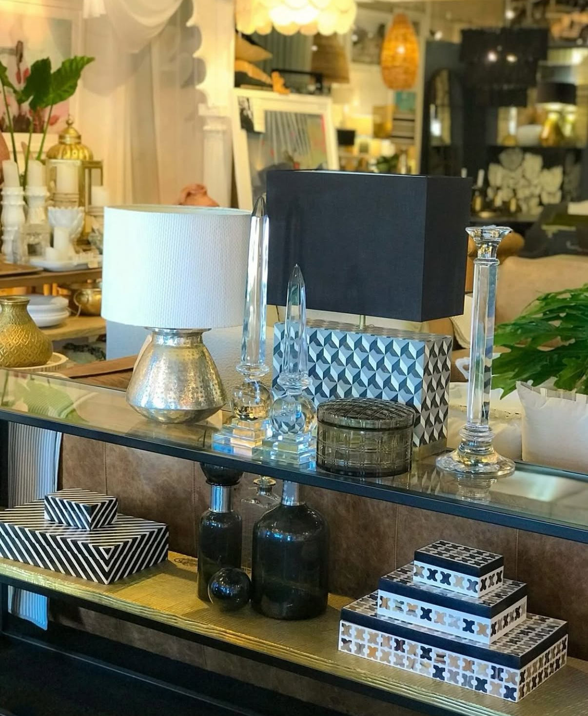 crystal Candlestick - large