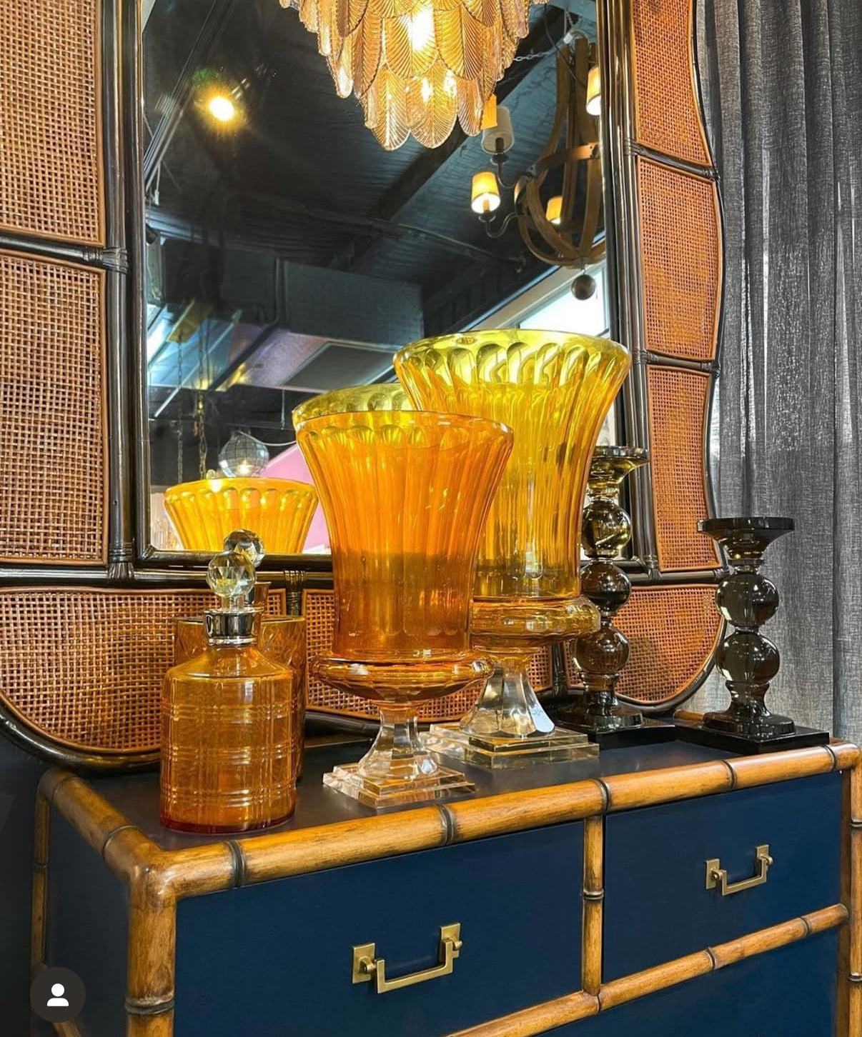 Smoke Orb Candlestick - small