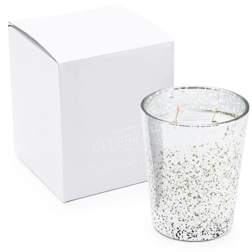 Celebrate Silver 600g Candle