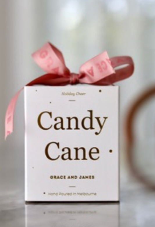Grace and James - Candy Cane Scented Candle