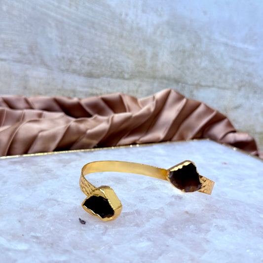 AUDREY STONE BRACELET - GOLD PLATED