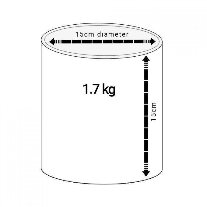 Limited Edition Vesuvius 1.7kg Splendid Candle