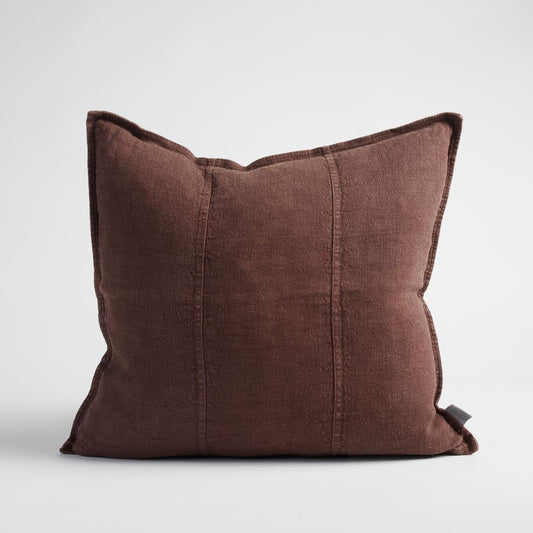 Luca® Linen Cushion 50x50 - Chocolate