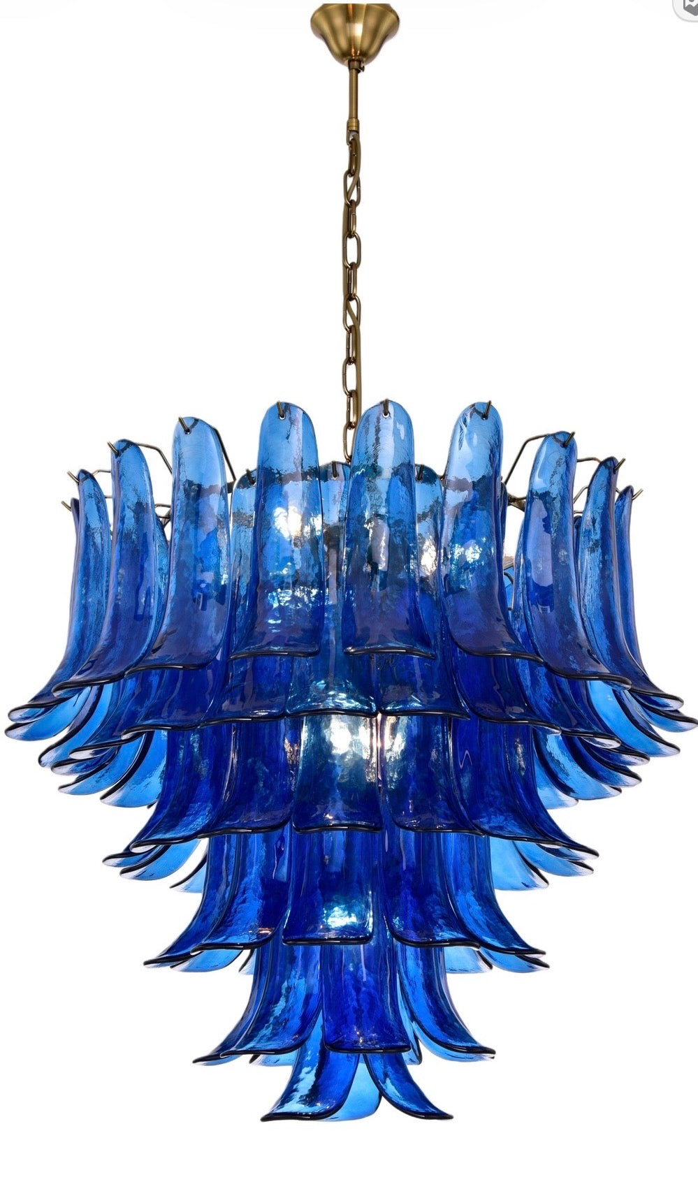Josephine Chandelier Peacock Blue- Medium