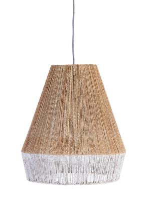 Duo 1 Natural/White Jute Lamp