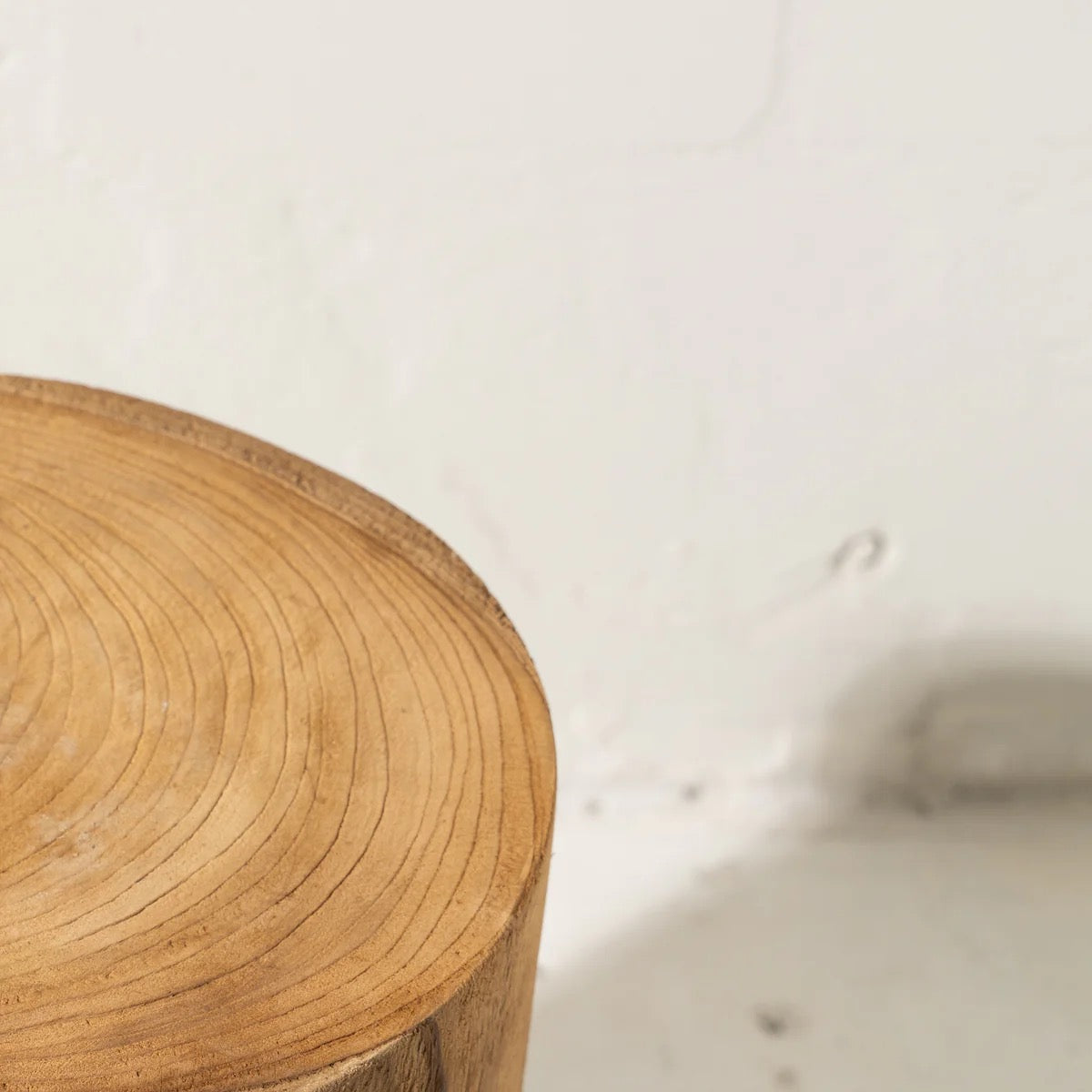 AMA TEAK STOOL RAW FINISH