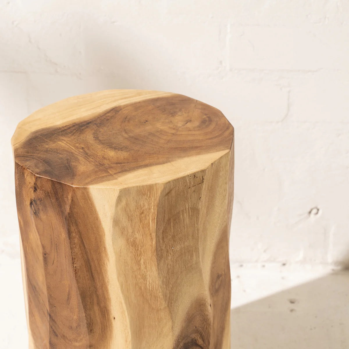 MEYA WAVE TIMBER STOOL