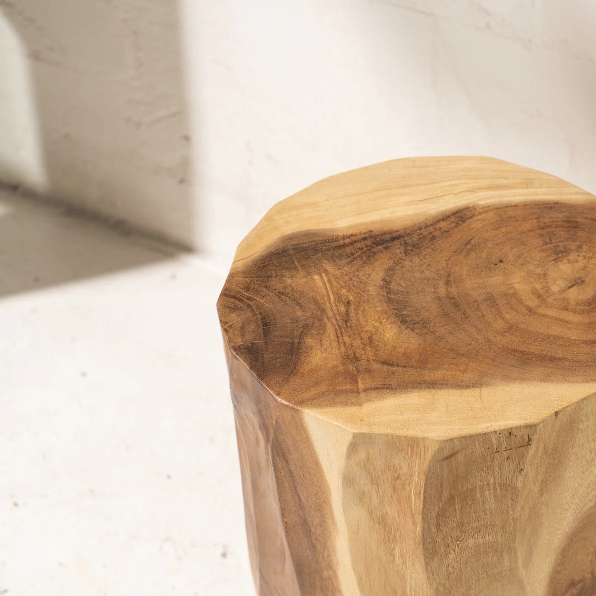 MEYA WAVE TIMBER STOOL