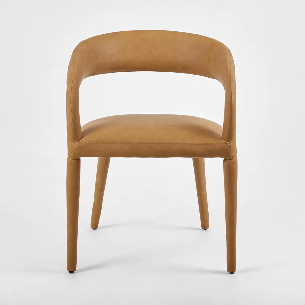 NOLAN DINING CHAIR TAN PU