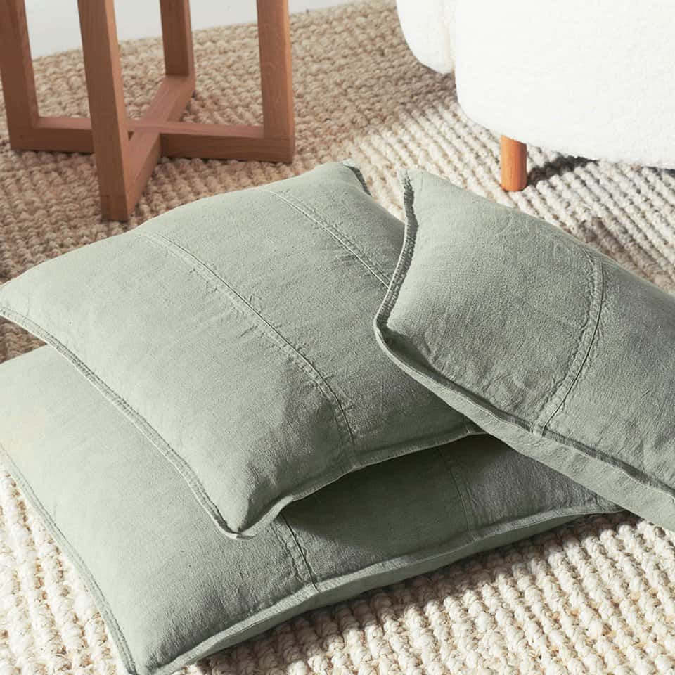 Luca® Linen Cushion 60x60cm -  Pistachio