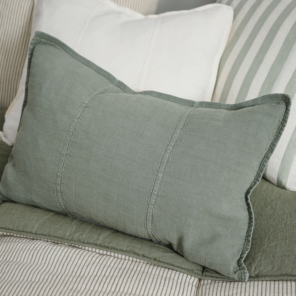 Luca® Linen Cushion 40x60cm - Pistachio