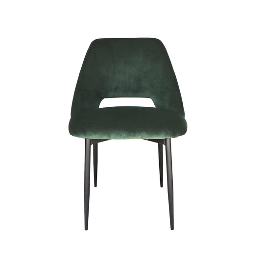 MILAN DINING CHAIR – DARK GREEN