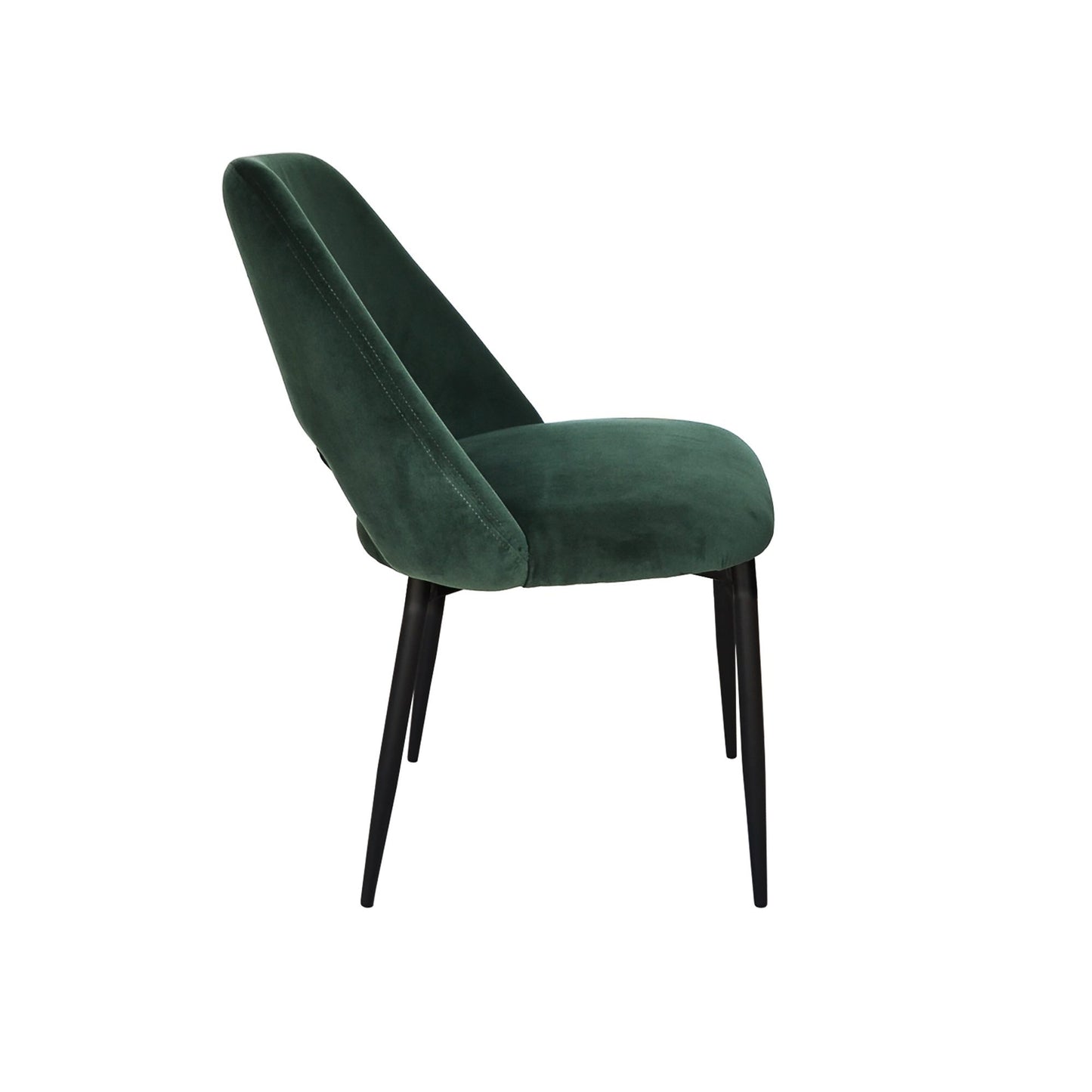 MILAN DINING CHAIR – DARK GREEN