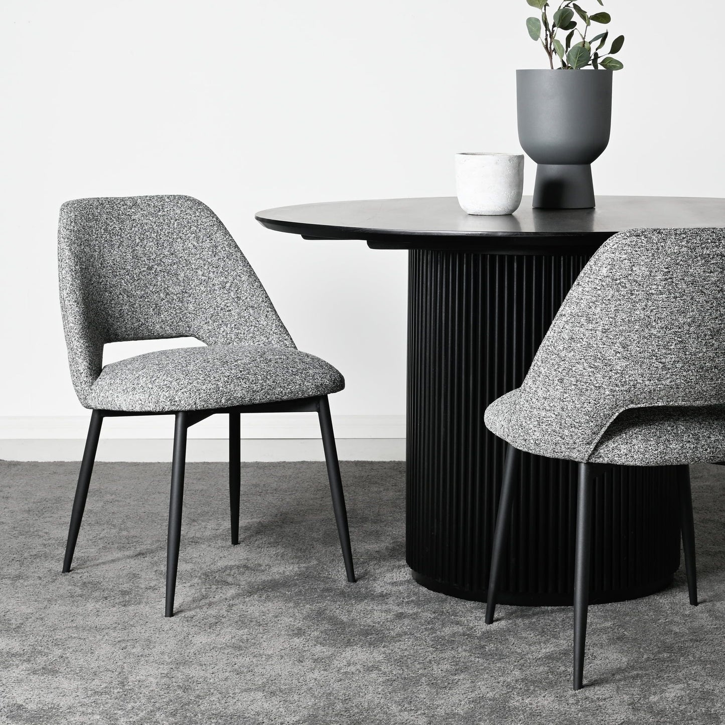 MILAN DINING CHAIR – FINE GREY