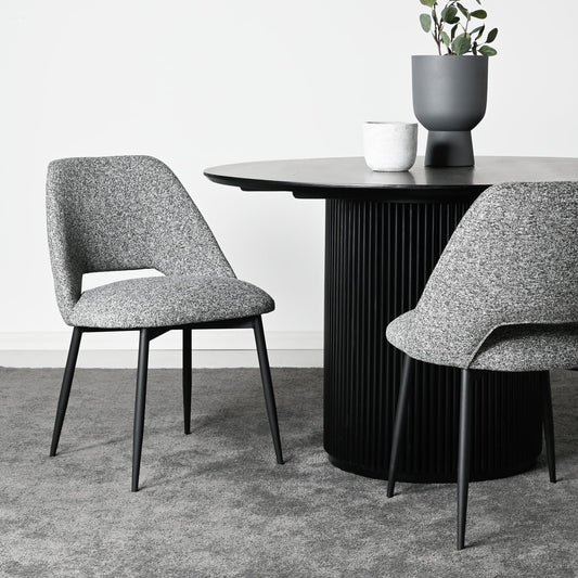MILAN DINING CHAIR – FINE GREY