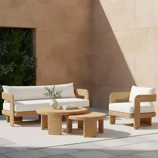 CASSIUS 3 SEAT SOFA NATURAL OUTDOOR