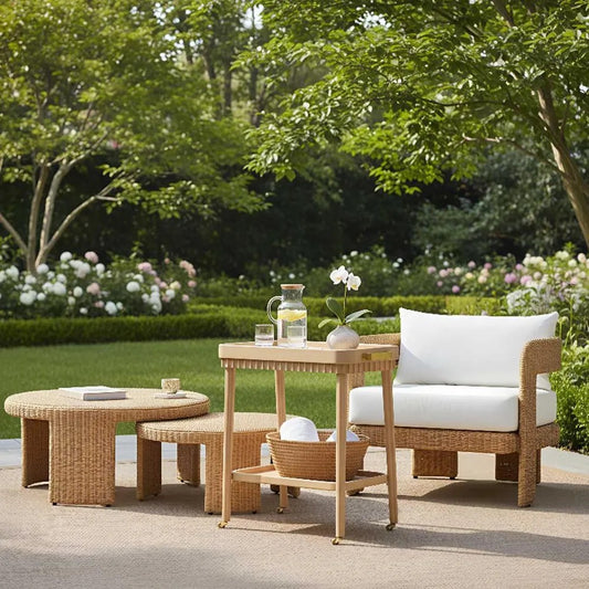 CASSIUS OUTDOOR OCCASIONAL ARMCHAIR NATURA