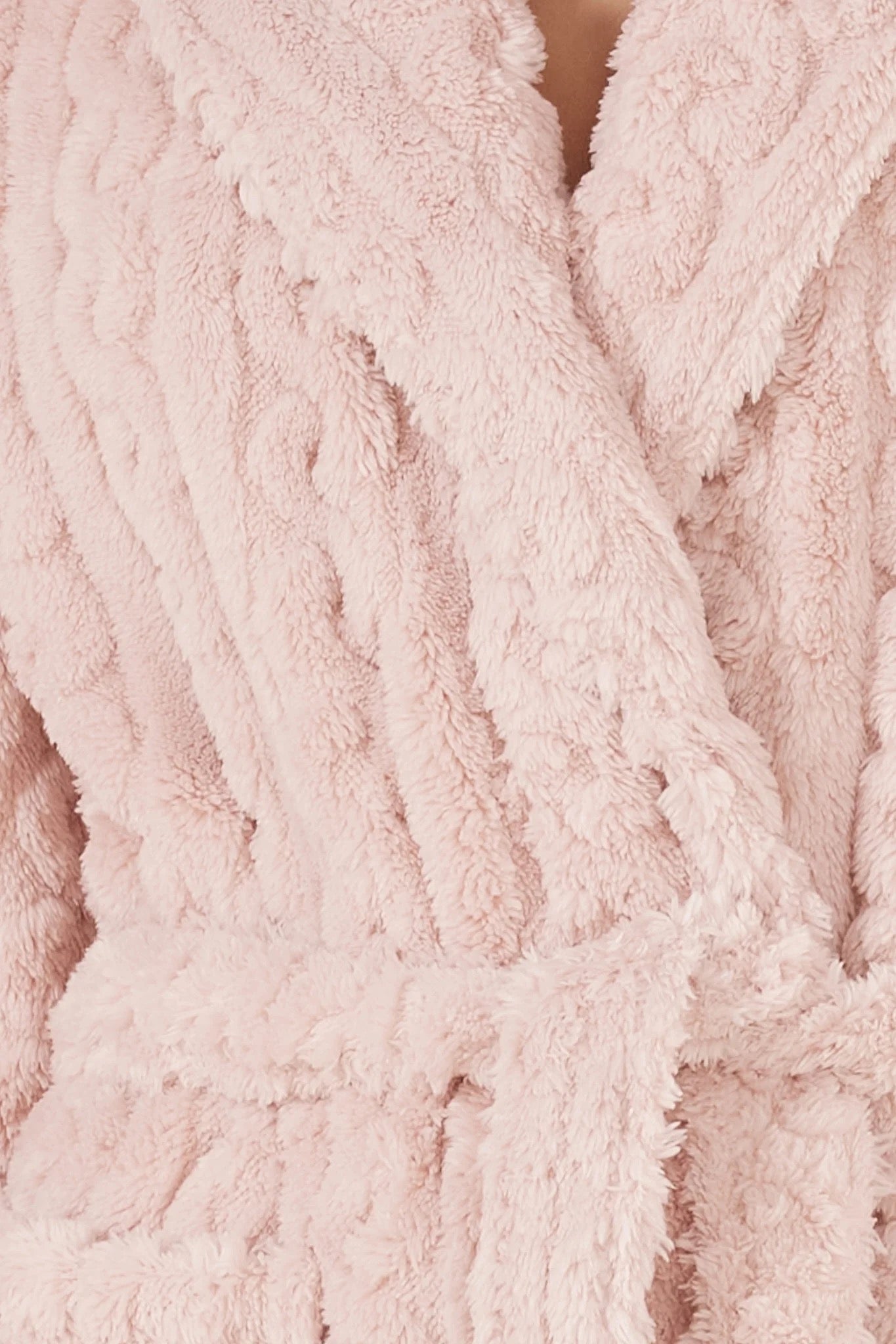 Gabriella Pink Plush Robe - Pink