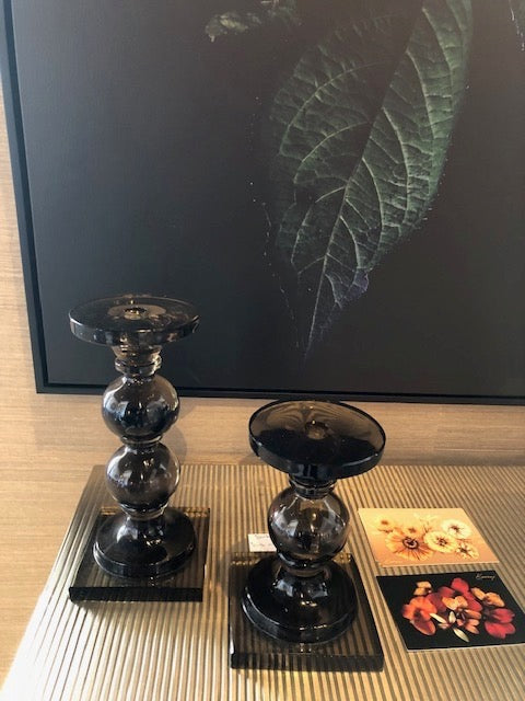 Smoke Orb Candlestick - small